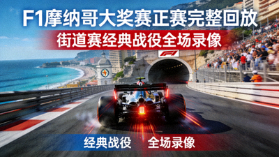 F1摩纳哥大奖赛正赛完整回放 - 街道赛经典战役全场录像